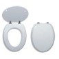Novaservis Prestige - Siège de toilette, MDF, blanc WC/BILA