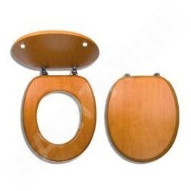 Novaservis Prestige - Siège en bois plaqué, noyer clair WC/ORECH
