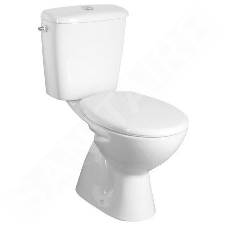 Aqualine Miguel - Combinée WC, évacuation arrière, blanc LC2258