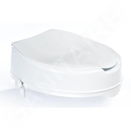 Sapho Abattants WC Ridder - Abattant WC surélevé 100 mm, sans barres d'appui, blanc A0071001