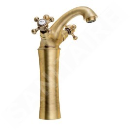 Sapho Antea - Mitigeur de lavabo Antea avec garniture de vidage, hauteur 245 mm, bronze 3176L
