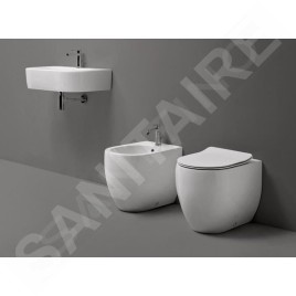 Sapho Kerasan Flo - WC à poser, évacuation arrière / bas, blanc 311601