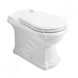 Sapho Kerasan Retro - WC à poser, évacuation par le bas/ par arrière, blanc 101601