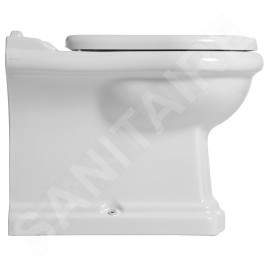 Sapho Kerasan Retro - WC à poser, évacuation par le bas/ par arrière, blanc 101601