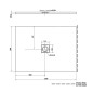 Polysan Flexia - Receveur de douche, 1200x900 mm, possibilité de modifier les dimensions, blanc 72895 Polysan Flexia - Receveur de douche, 1200x900 mm, possibilité de modifier les dimensions, blanc 72895