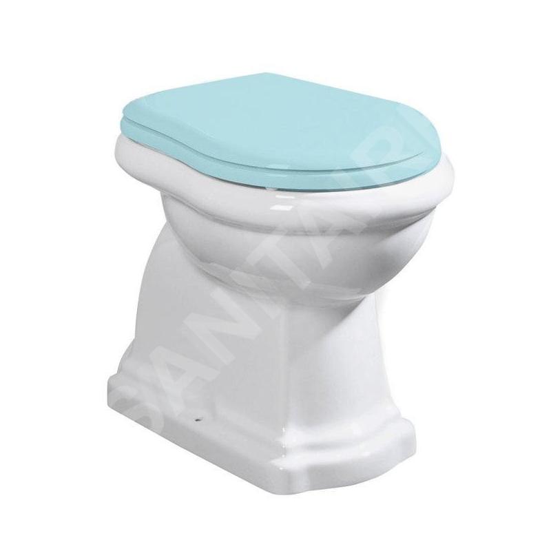 Sapho Kerasan Retro - WC à poser, évacuation par le bas, blanc 101001 Sapho Kerasan Retro - WC à poser, évacuation par le bas, blanc 101001