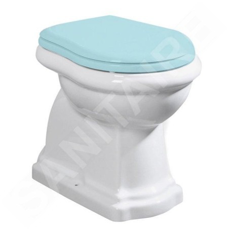 Sapho Kerasan Retro - WC à poser, évacuation par le bas, blanc 101001