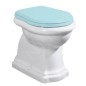 Sapho Kerasan Retro - WC à poser, évacuation par le bas, blanc 101001 Sapho Kerasan Retro - WC à poser, évacuation par le bas, blanc 101001