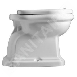 Sapho Kerasan Retro - WC à poser, évacuation par le bas, blanc 101001