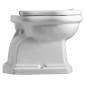Sapho Kerasan Retro - WC à poser, évacuation par le bas, blanc 101001 Sapho Kerasan Retro - WC à poser, évacuation par le bas, blanc 101001
