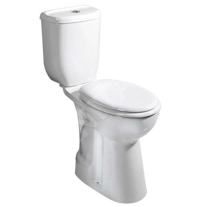 Sapho Céramique - WC à poser pour PMR, évacuation par le bas, blanc BD301.410.00 Sapho Céramique - WC à poser pour PMR, évacuation par le bas, blanc BD301.410.00