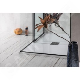 Polysan Flexia - Receveur de douche, 1200x900 mm, possibilité de modifier les dimensions, blanc 72895
