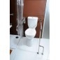 Sapho Céramique - WC à poser pour PMR, évacuation par le bas, blanc BD301.410.00 Sapho Céramique - WC à poser pour PMR, évacuation par le bas, blanc BD301.410.00