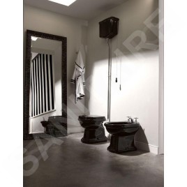 Sapho Kerasan Retro - WC à poser, évacuation par arrière, blanc 101101