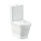 Sapho Antik - Cuvette de WC à poser,  sortie arrière/ inférieure, blanche AN360
