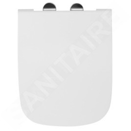 Sapho Garcia - Abattant WC Slim, SoftClose, blanc/chrome 100727