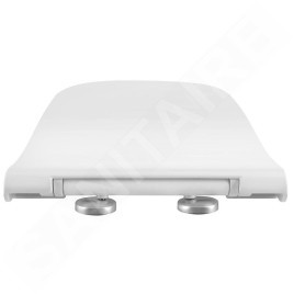 Sapho Garcia - Abattant WC Slim, SoftClose, blanc/chrome 100727