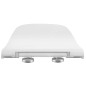 Sapho Garcia - Abattant WC Slim, SoftClose, blanc/chrome 100727