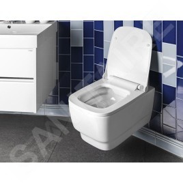 Sapho Garcia - Abattant WC Slim, SoftClose, blanc/chrome 100727