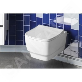 Sapho Garcia - Abattant WC Slim, SoftClose, blanc/chrome 100727