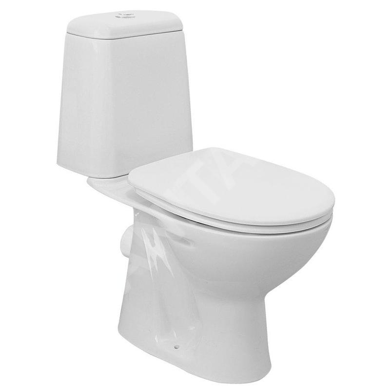 Aqualine Céramique - WC combiné Riga, bonde arrière, blanc RG601 Aqualine Céramique - WC combiné Riga, bonde arrière, blanc RG601