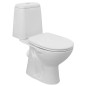 Aqualine Céramique - WC combiné Riga, bonde arrière, blanc RG601 Aqualine Céramique - WC combiné Riga, bonde arrière, blanc RG601
