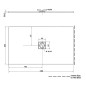 Polysan Flexia - Receveur de douche 1400 x 800 mm, blanc 72900 Polysan Flexia - Receveur de douche 1400 x 800 mm, blanc 72900