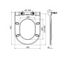 Alcadrain Toiletzittingen - Abattant WC Slim, SoftClose, duroplast, blanc A67SLIM Alcadrain Toiletzittingen - Abattant WC Slim, SoftClose, duroplast, blanc A67SLIM