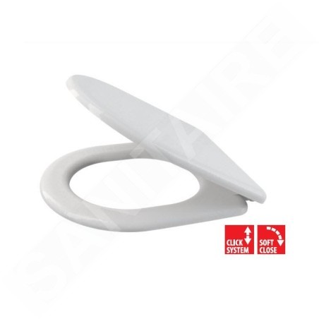 Alcadrain Toiletzittingen - Abattant WC, duroplast, SoftClose, blanc A66
