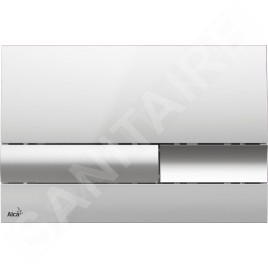 Alcadrain Basic - Plaque de déclenchement, chrome brillant M1741