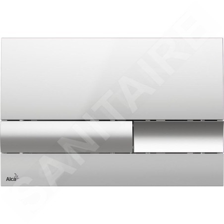 Alcadrain Basic - Plaque de déclenchement, chrome brillant M1741