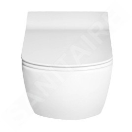 Sapho Céramique - WC suspendu Glanc, Rimless, blanc GC321