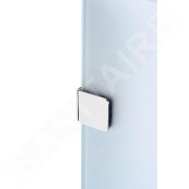 Sapho Accessoires - Paroi de séparation entre urinoirs 400x800 mm, verre dépoli 2502-05