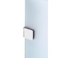Sapho Accessoires - Paroi de séparation entre urinoirs 400x800 mm, verre dépoli 2502-05