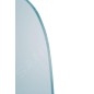 Sapho Accessoires - Paroi de séparation entre urinoirs 400x800 mm, verre dépoli 2502-05