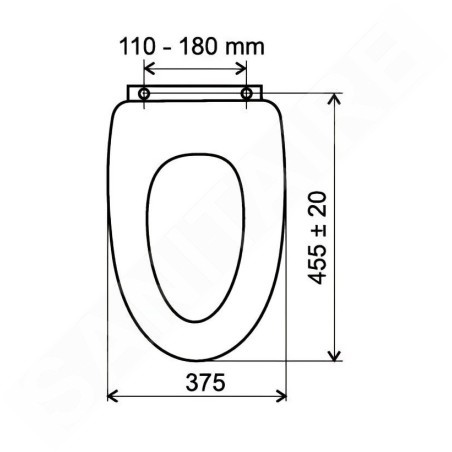 Novaservis Prestige - Abattant de WC Softclose, MDF, blanc WC/SOFTMDF