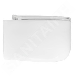 Sapho Kerasan Nolita - Abattant WC Slim, duroplast, SoftClose, blanc 539101