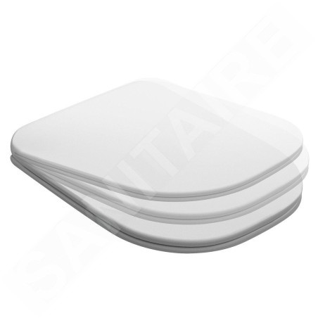 Sapho Kerasan Tribeca - Abattant WC, duroplast, SoftClose, blanc 519101