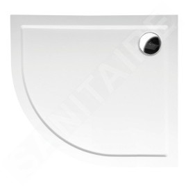 Polysan Receveurs de douche - Receveur de douche RENA R, 900x800 mm, R550, droit, blanc 72891