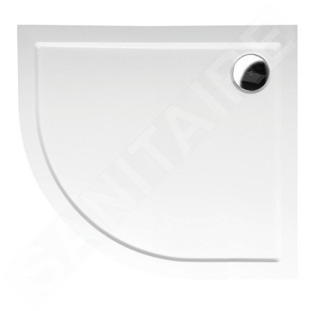 Polysan Receveurs de douche - Receveur de douche RENA R, 900x800 mm, R550, droit, blanc 72891