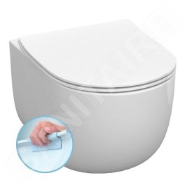 Sapho Kerasan Flo - WC suspendu Norim, Rimless, blanc 311101