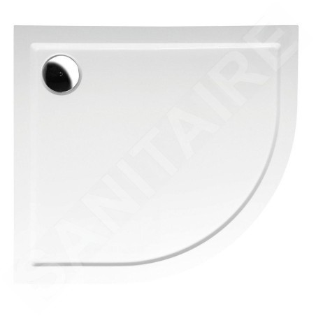 Polysan Receveurs de douche - Receveur de douche RENA L, 900x800 mm, R550, gauche, blanc 72890
