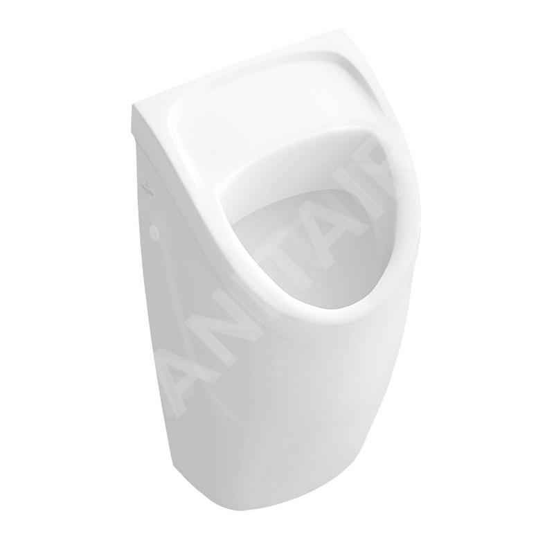 Villeroy & Boch O.novo - Urinoir à action siphonique Compact, alimentation arrière, avec cible, blanc alpin 75570501 Villeroy & Boch O.novo - Urinoir à action siphonique Compact, alimentation arrière, avec cible, blanc alpin 75570501