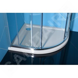 Polysan Receveurs de douche - Receveur de douche RENA L, 900x800 mm, R550, gauche, blanc 72890