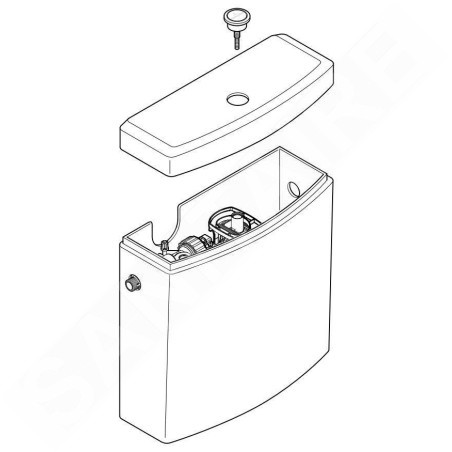 Villeroy & Boch Subway - Cuvette de toilette à poser, alimentation latérale/arrière, blanc alpin 77231101