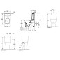 Villeroy & Boch O.novo - cuvette de WC, coude Vario, blanc alpin 56581001 Villeroy & Boch O.novo - cuvette de WC, coude Vario, blanc alpin 56581001