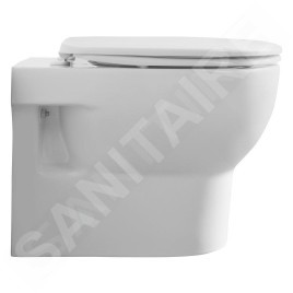 Aqualine Céramique - WC suspendu Absolu, sans rebord, blanc 10AB02002
