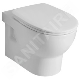 Aqualine Céramique - WC suspendu Absolu, sans rebord, blanc 10AB02002