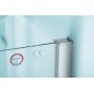 Polysan Zoom Line - Paroi de douche 800 mm, aluminium/verre clair ZL3280