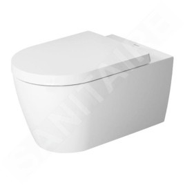 Duravit ME by Starck - WC suspendu, avec HygieneGlaze, blanc / blanc mat 2528099000